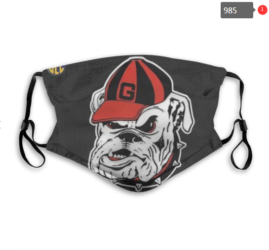 NCAA Georgia Bulldogs #1 Dust mask with filter->ncaa dust mask->Sports Accessory